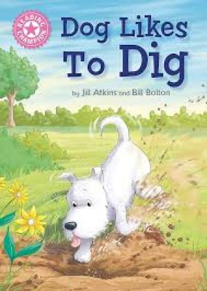 Dog likes to dig